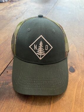 C.C Olive Green Camouflage Mesh Back Trucker Hat